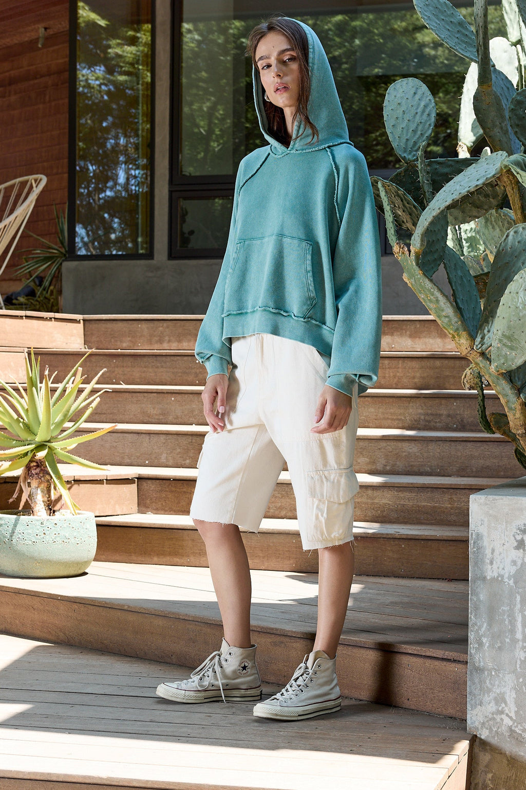 Luma Oversize Loop Terry Poncho