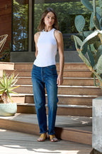 Alexa Fitted Rib Tank