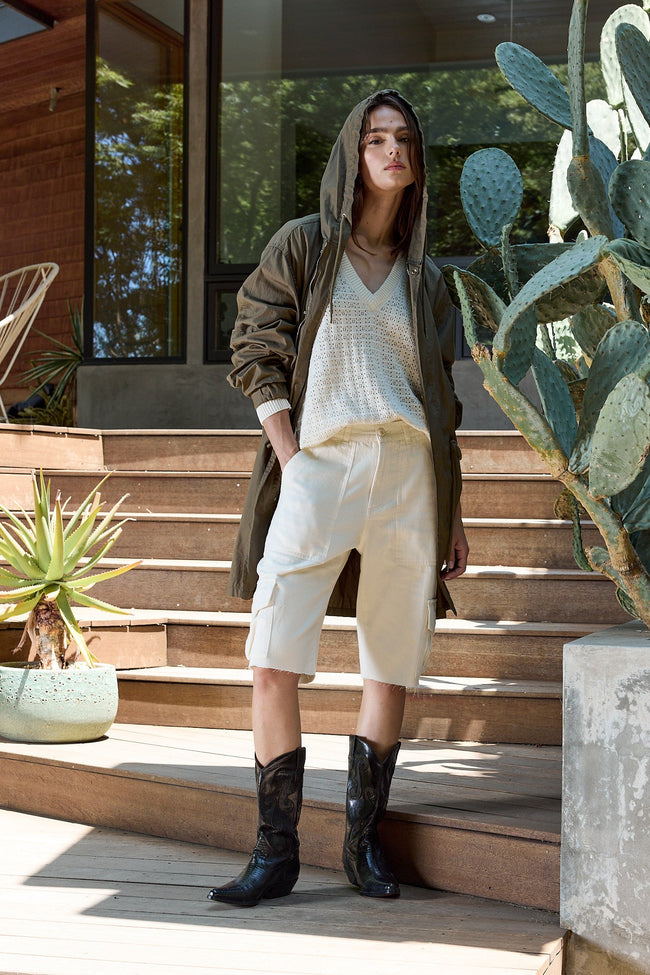 Scout Relaxed Twill Cargo Culotte Hover Image