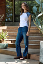 Chloe Fitted Baby Rib Muscle Tee