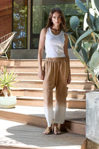 Shailey Paperbag Waist Linen Viscose Pant