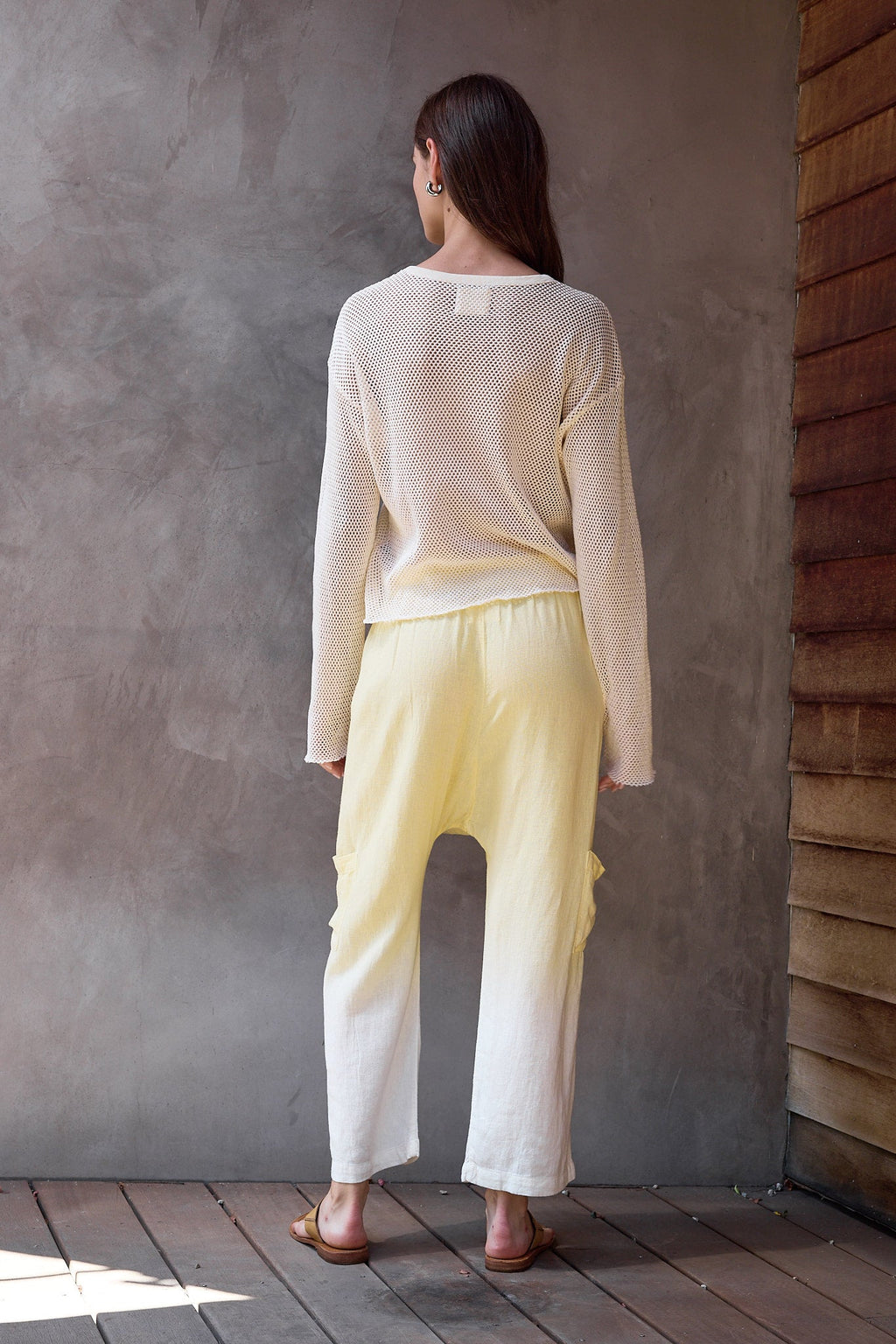 Shailey Paperbag Waist Linen Viscose Pant