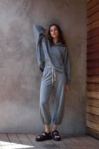 Luma Oversize Melange Terry Poncho