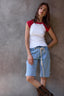 River Relaxed Rope Tie Denim Cut Offs