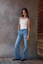 Violet Fitted Baby Rib U Tank