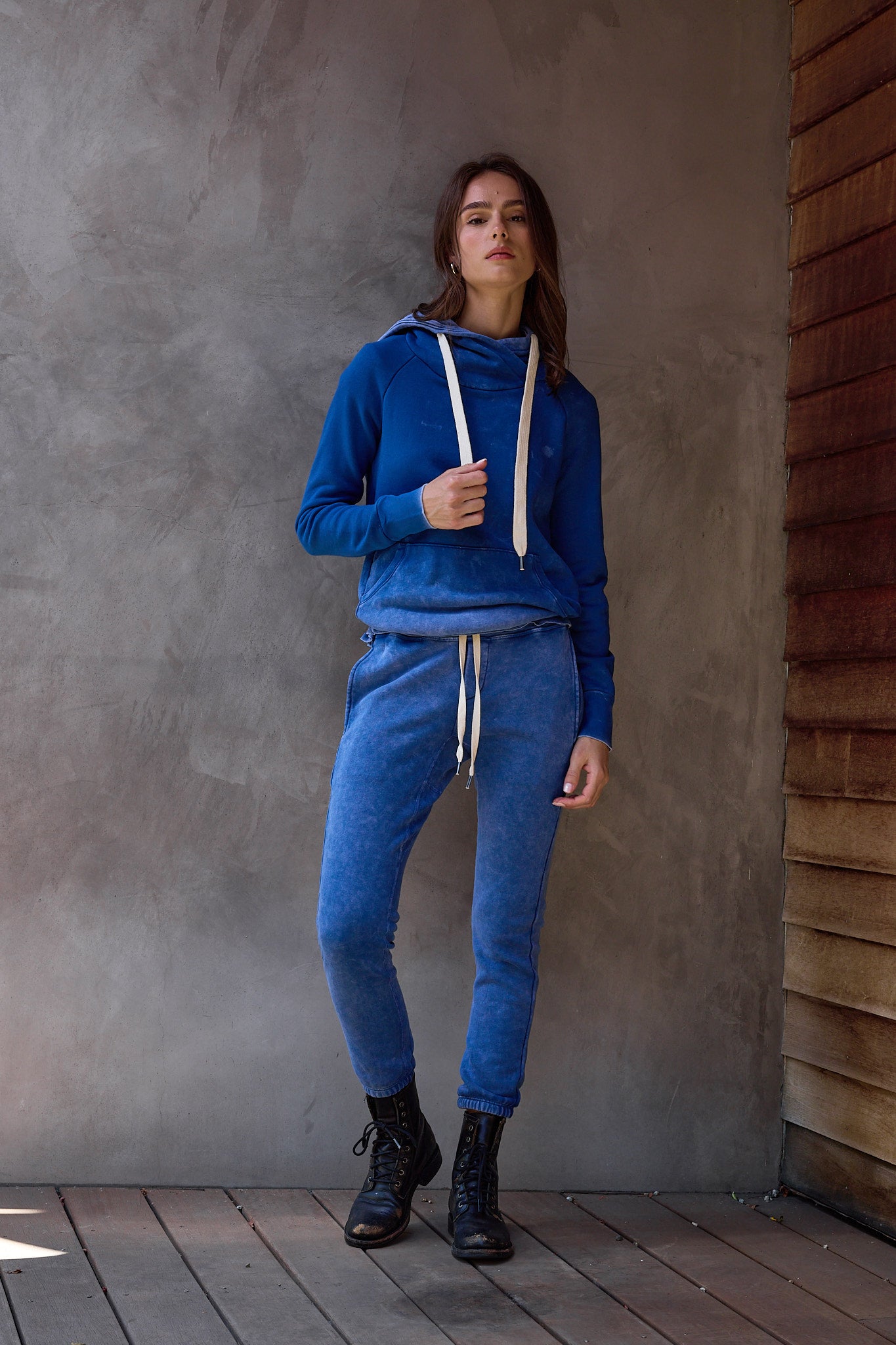 Lisse Fitted Loop Terry Hoodie