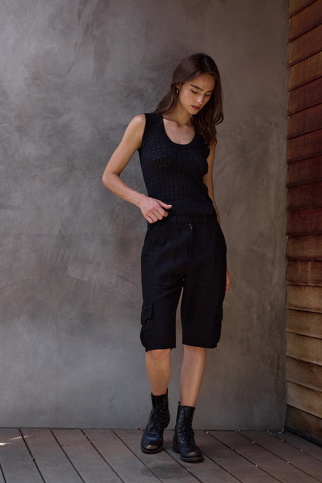 Scout Relaxed Twill Cargo Culotte Main Image