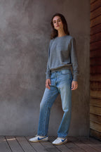 Saguro Chic Melange Terry Sweatshirt