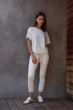 Harper Boxy Slub Jersey Tee