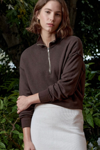 Tova Cloud Fleece Half Zip Sweatshirt