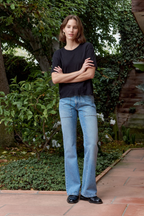 Harper Boxy Slub Jersey Tee