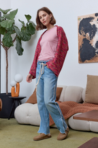 Emma Painted Cotton Shrug Sweater