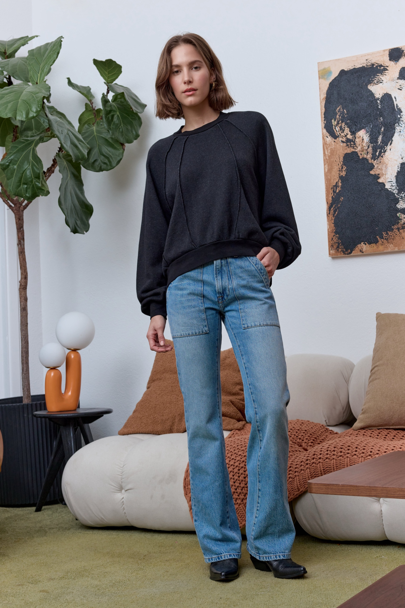 Vierra Oversized Cloud Fleece Sweatshirt