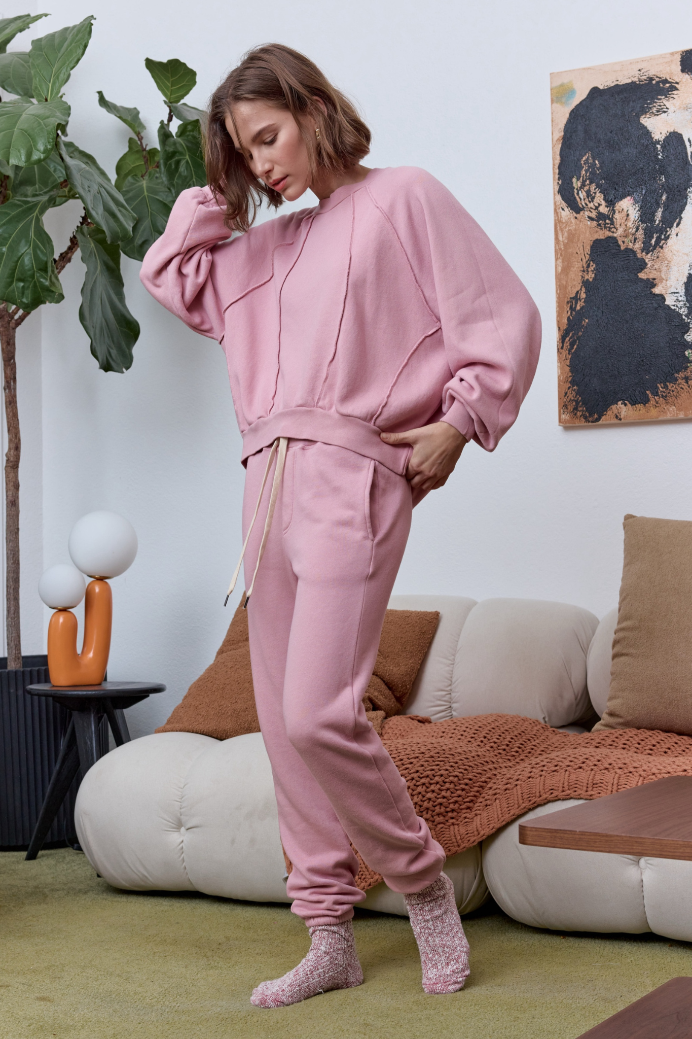 Vierra Oversized Cloud Fleece Sweatshirt