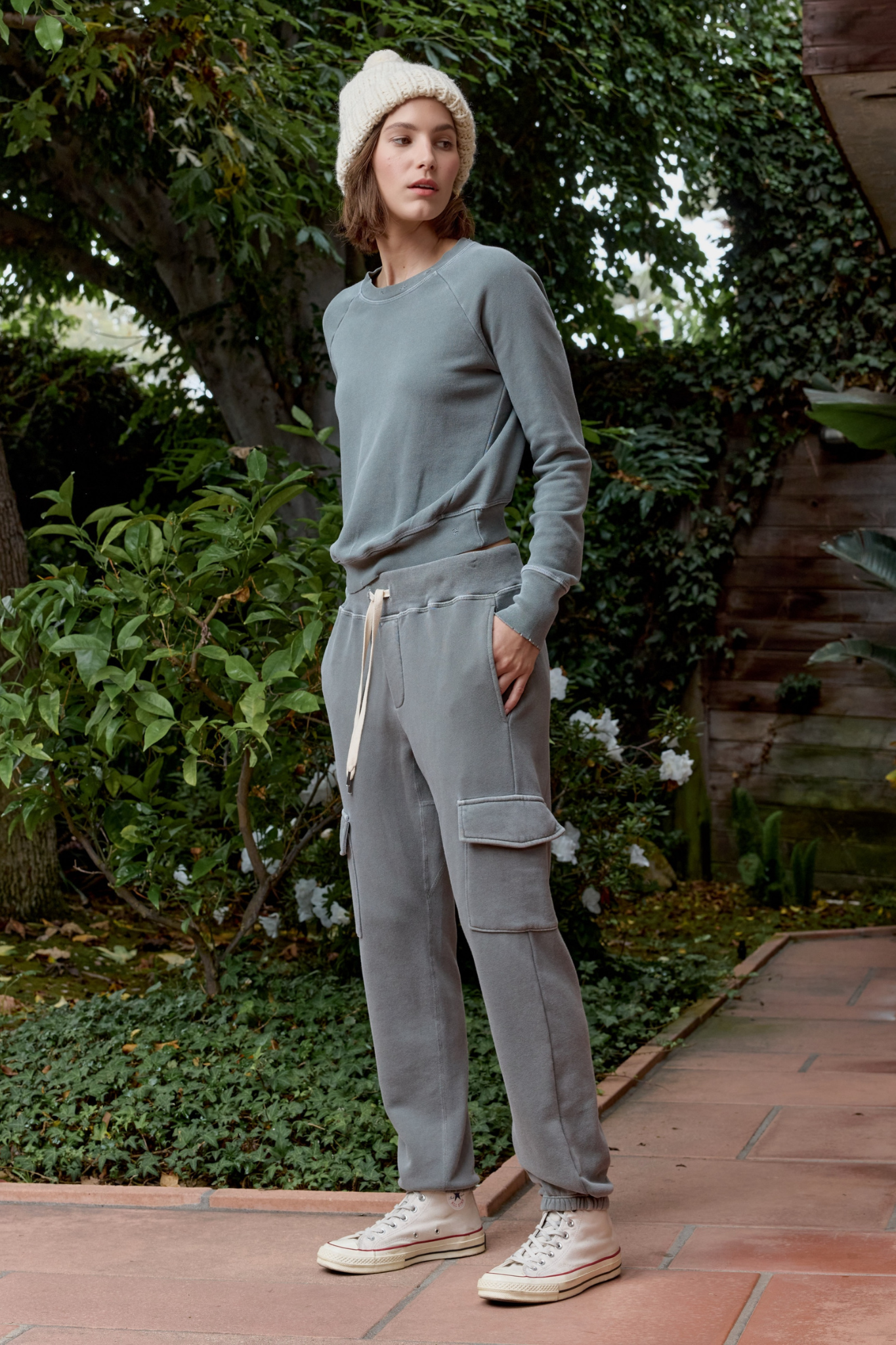 Felix Relaxed Loop Terry Cargo Sweatpant