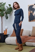 Aria Fitted Baby Rib Raglan Tee