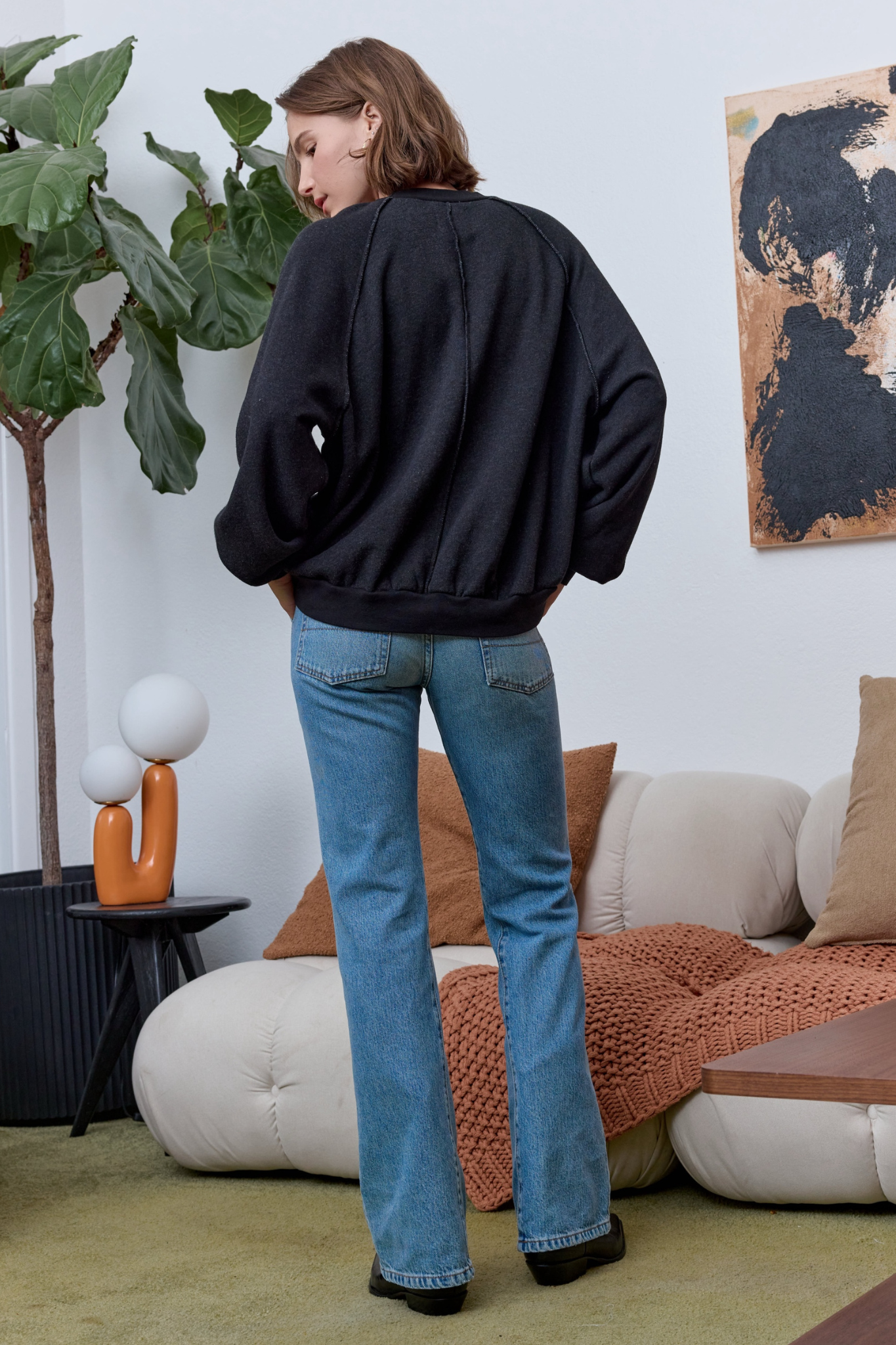 Vierra Oversized Cloud Fleece Sweatshirt