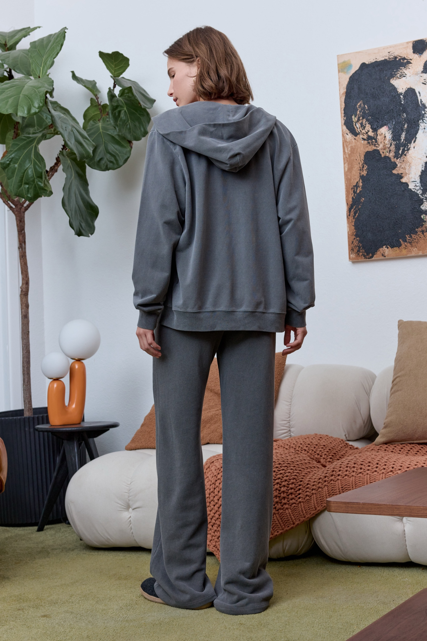 Lincoln Oversized Mini Loop Terry Hoodie