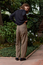 Carlson Linen Cotton Tie Pant