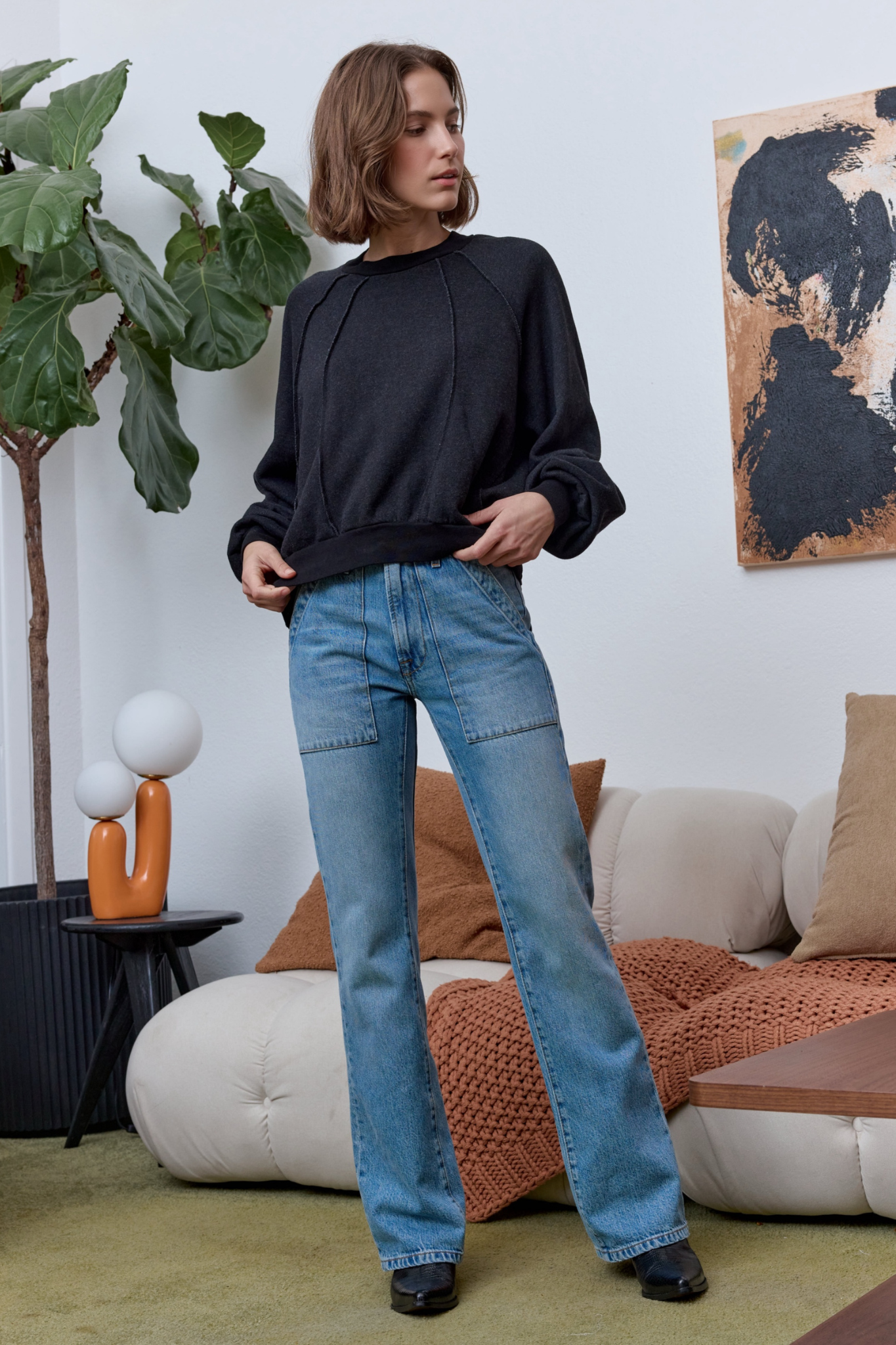 Vierra Oversized Cloud Fleece Sweatshirt