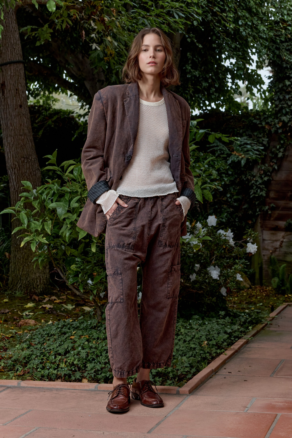 Shailey Paperbag Waist Linen Cotton Pant