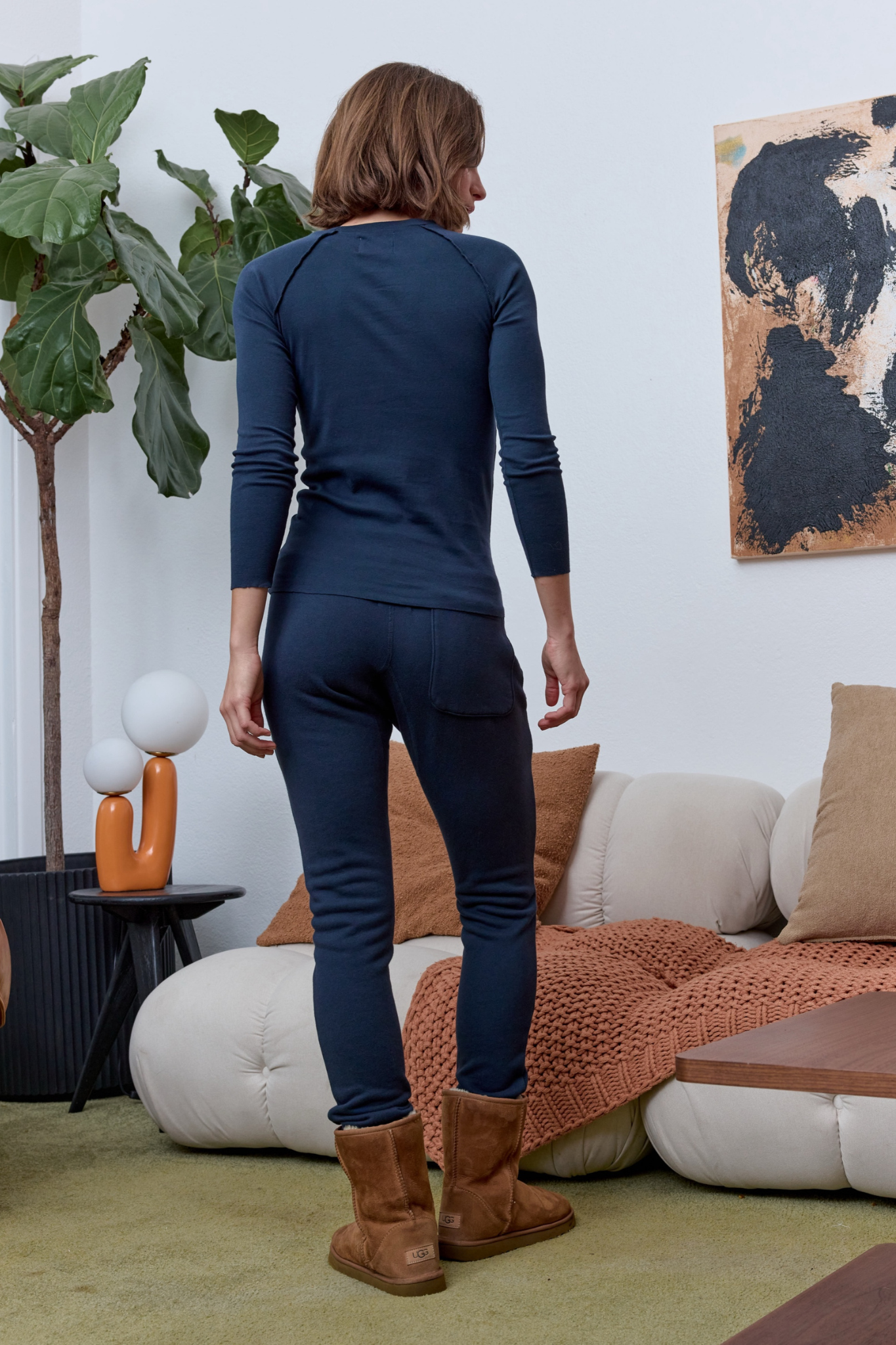 Aria Fitted Baby Rib Raglan Tee