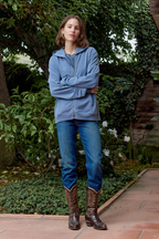 Lincoln Oversized Mini Loop Terry Hoodie