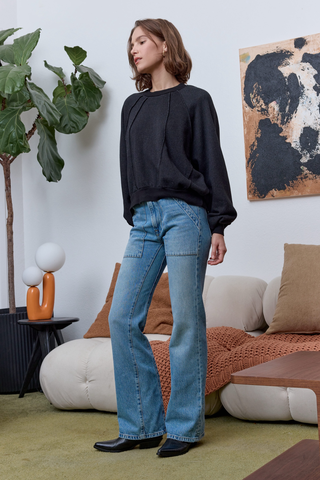 Vierra Oversized Cloud Fleece Sweatshirt