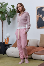 Mills Painted Cotton Zip Hoodie Sweater