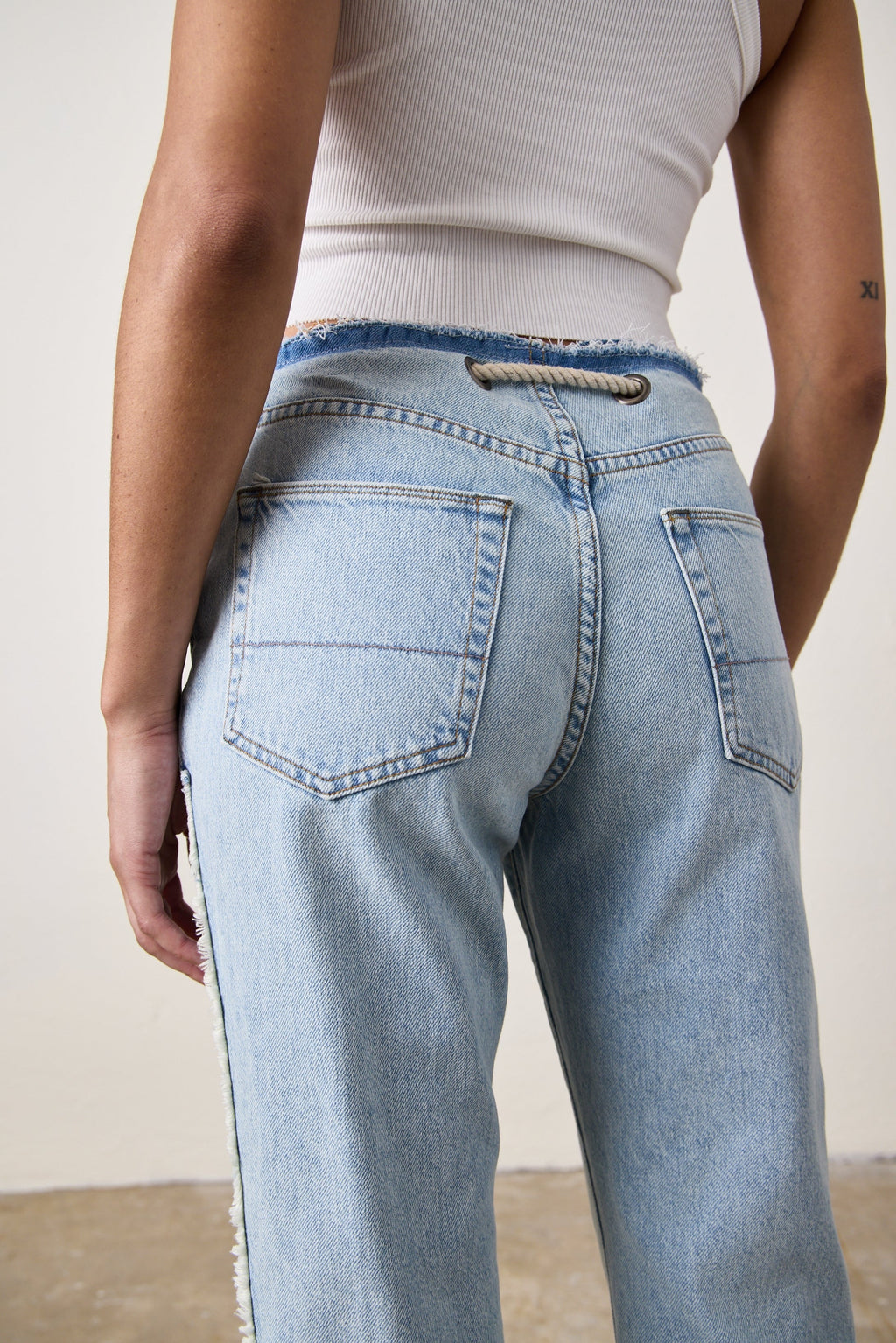 Penny Relaxed Tie Waist Jean