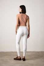 CHLOE FITTED VARIEGATED RIB TEE