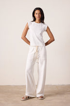 Franky Wide Leg Loop Terry Sweatpant