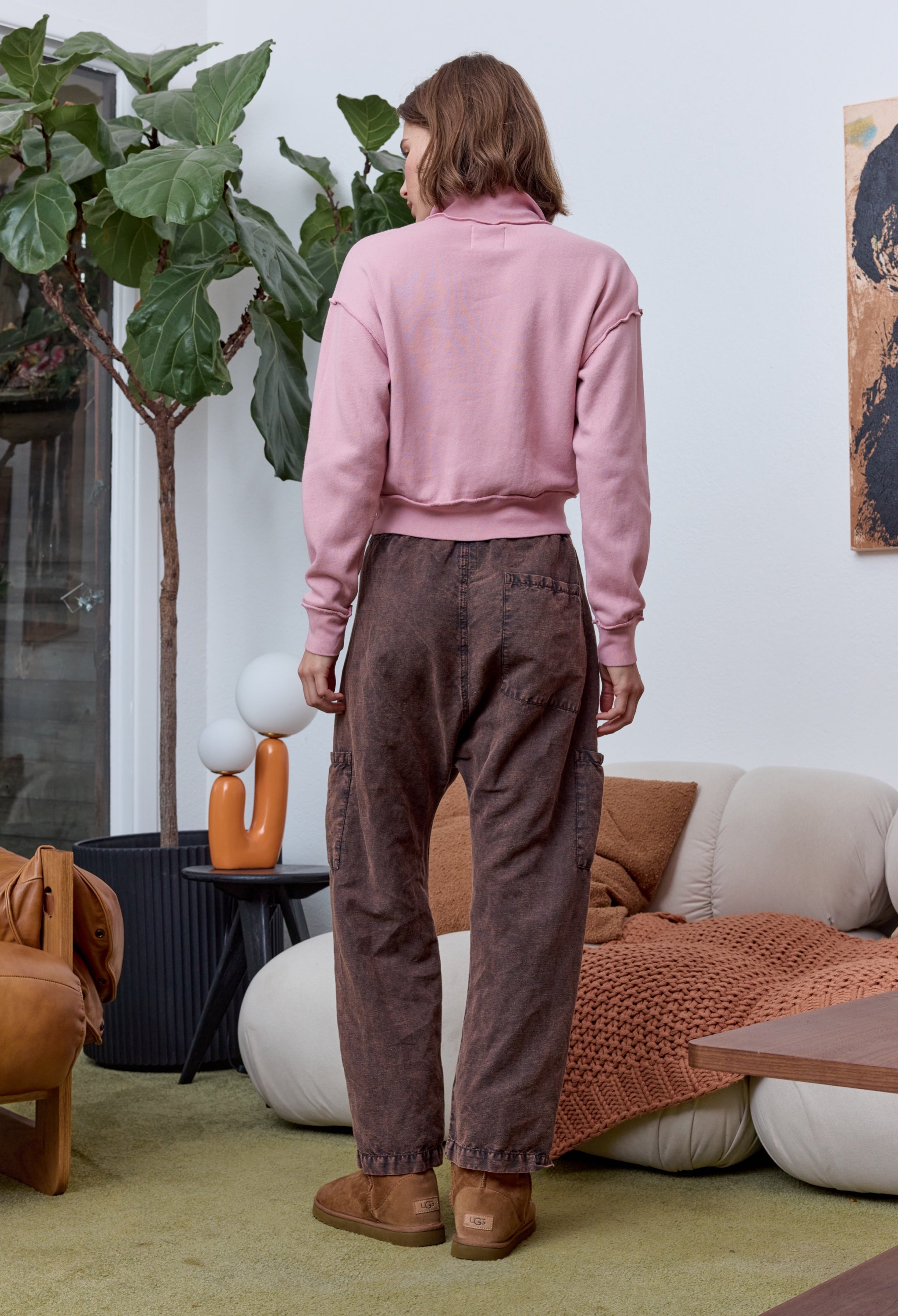 Tova Cloud Fleece Half Zip Sweatshirt