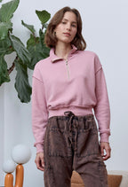 Tova Cloud Fleece Half Zip Sweatshirt