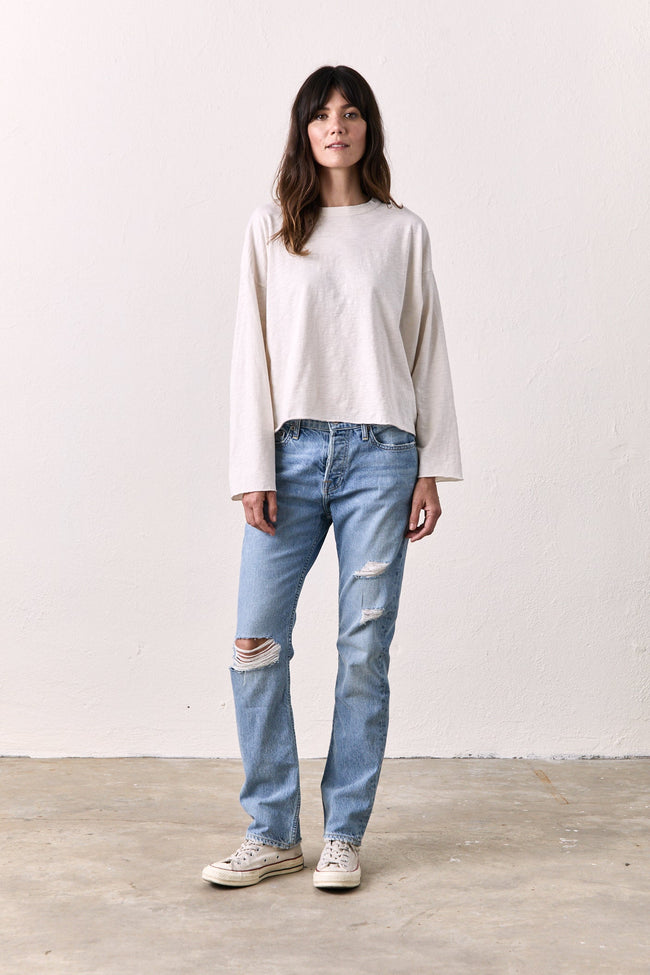 LOFFLER SLUB JERSEY BOXY TEE Main Image