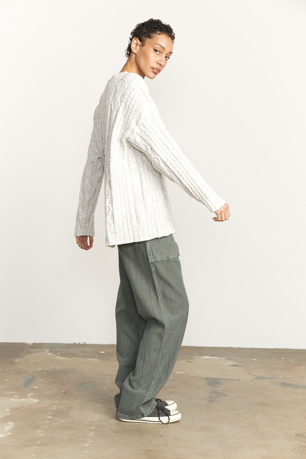 SRPLS 90S Era Cable Sweater