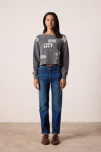 Marco Crop Loop Terry Surf City Sweatshirt