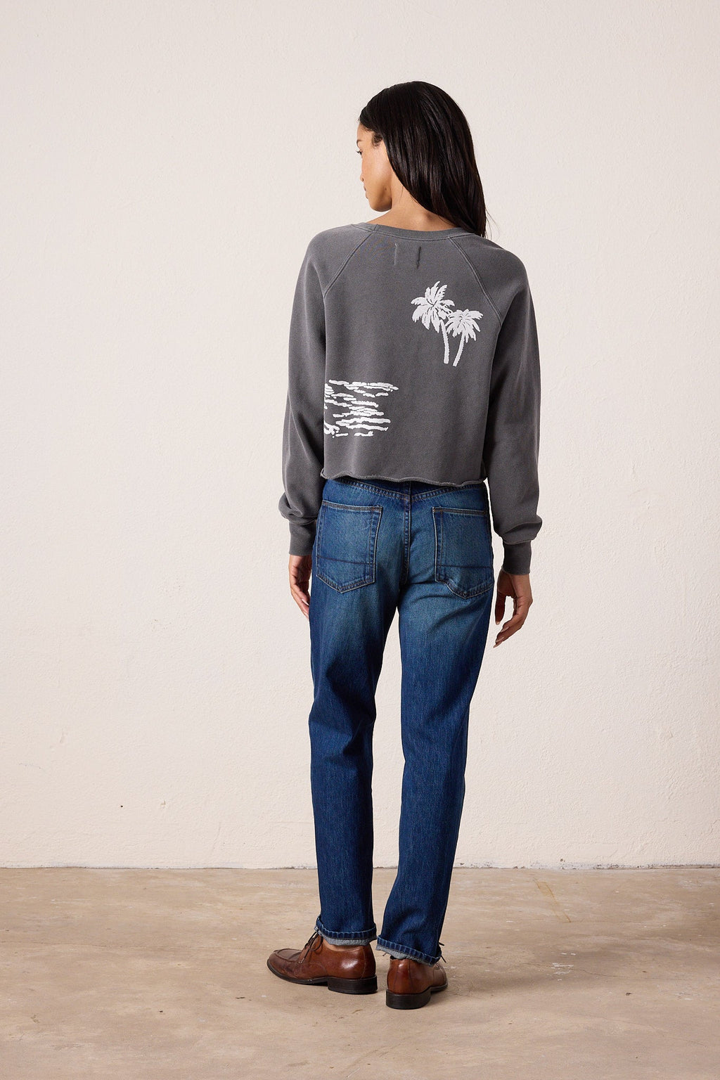 Marco Crop Loop Terry Surf City Sweatshirt