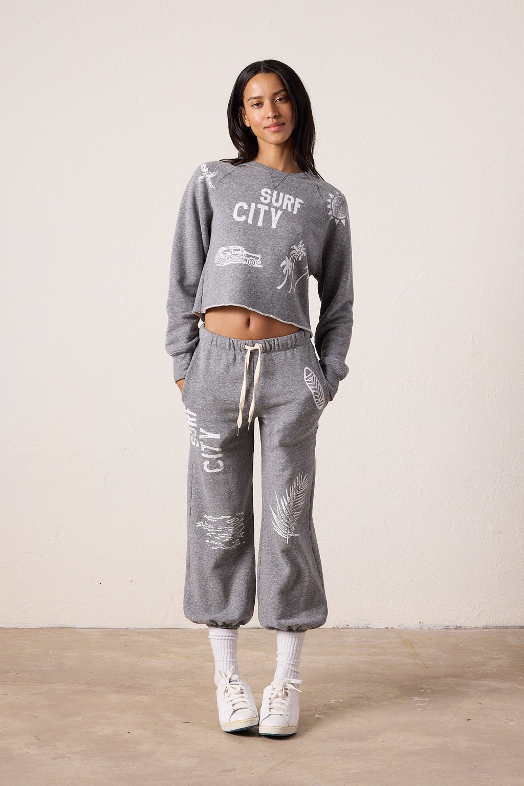 Shane Billow Melange Terry Surf City Sweatpant