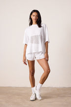 Ryan Oversized Mesh Jersey Tee
