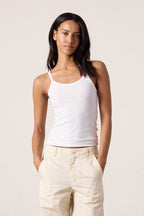 Kai Fitted Baby Rib Cami Tank