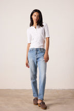 James Fitted Slub Jersey Henley