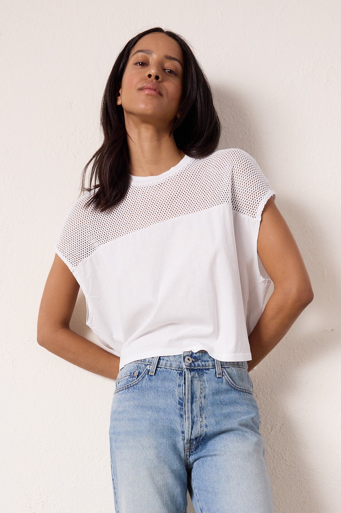 Noah Mesh Jersey Muscle Tank