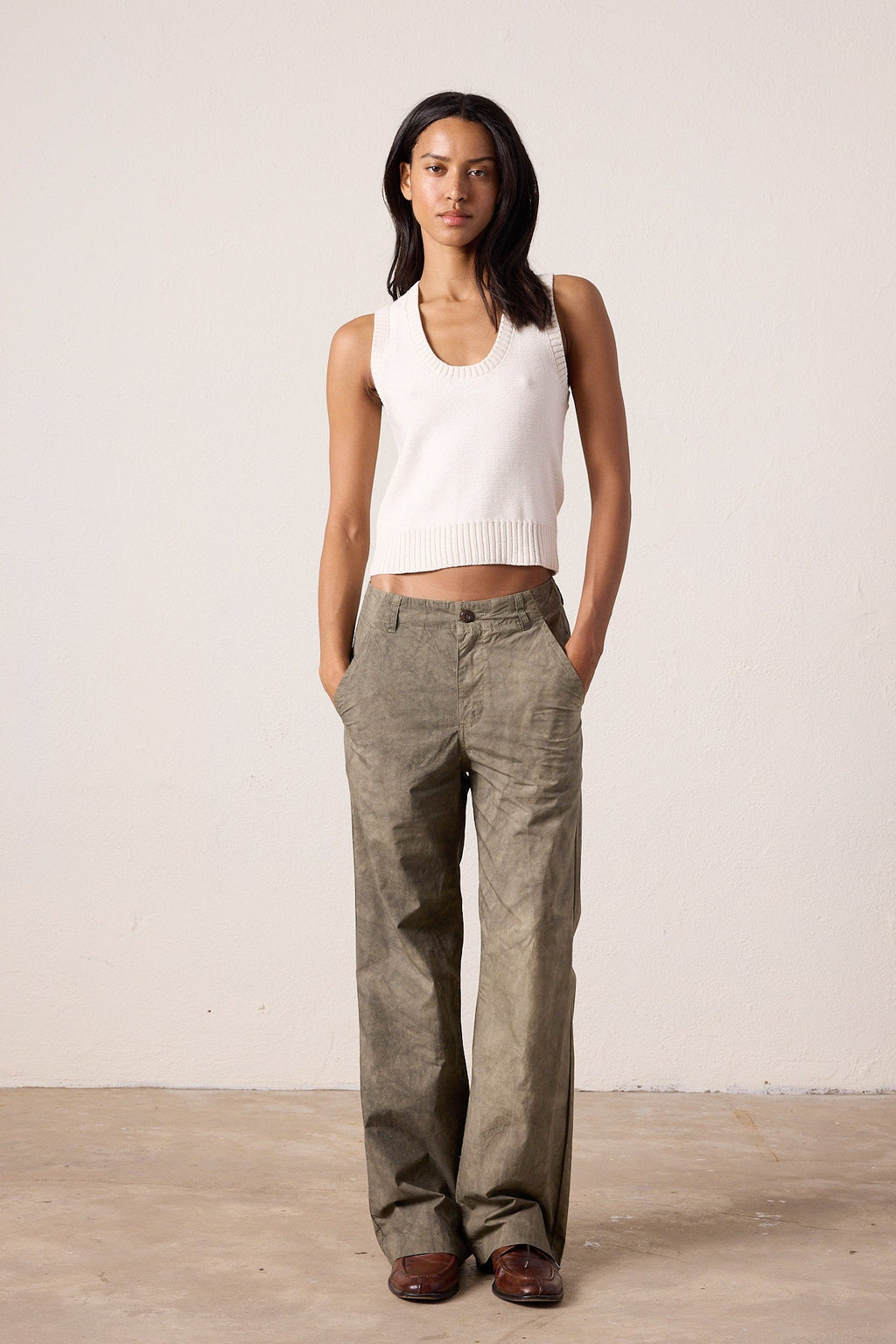 Valeria Cotton Sweater Tank