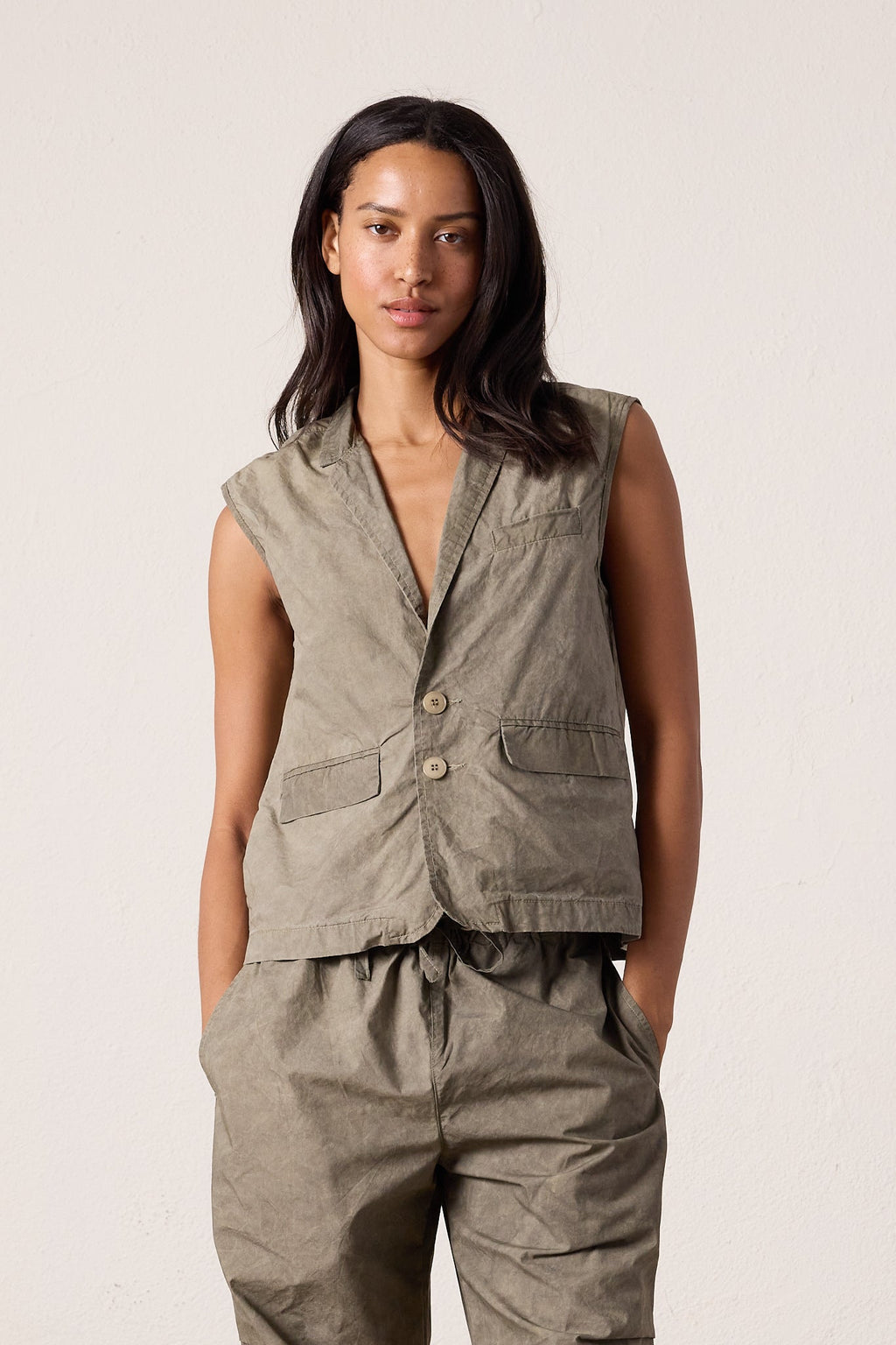 Grimes Mineral Print Vest