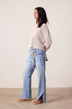 Penny Relaxed Tie Waist Jean