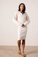 Mills Shrunken Cotton Zip Hoodie Sweater