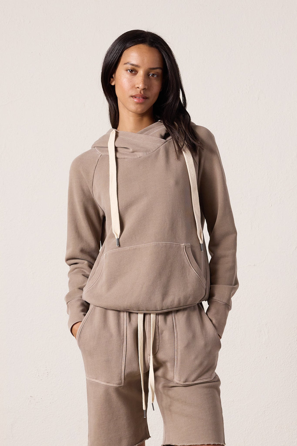 Lisse Fitted Loop Terry Hoodie