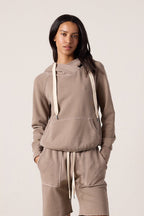 Lisse Fitted Loop Terry Hoodie