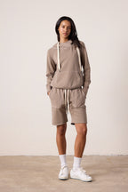 Lisse Fitted Loop Terry Hoodie